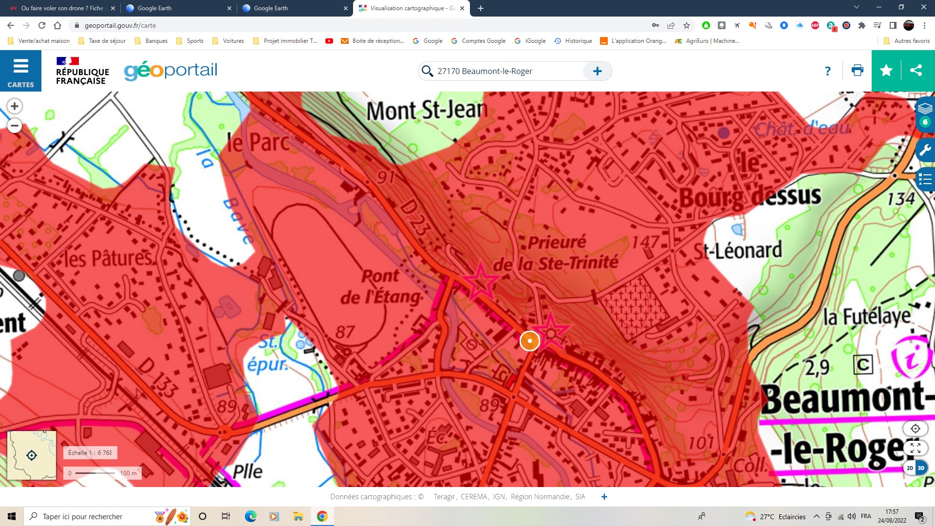 Spot où faire voler son drone