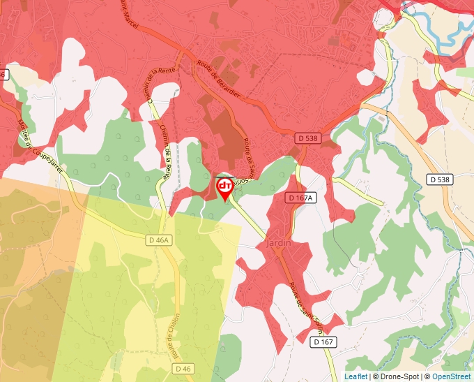 Carte Géoportail pour les drones de loisir