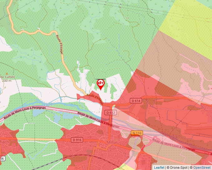 Carte Géoportail pour les drones de loisir