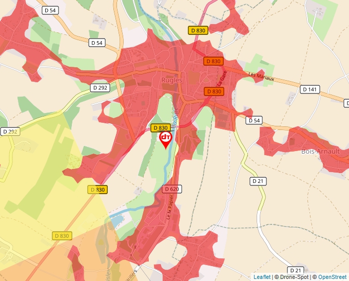 Carte Géoportail pour les drones de loisir