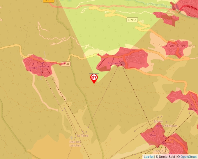 Carte Géoportail pour les drones de loisir