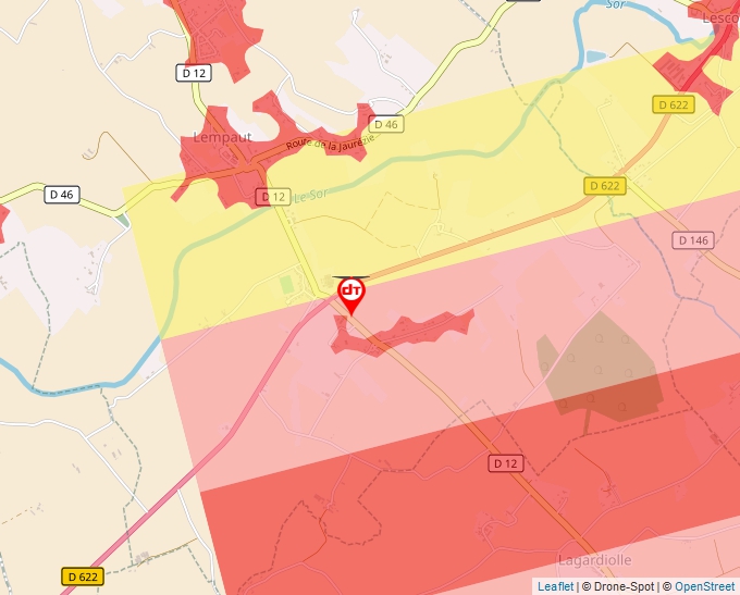 Carte Géoportail pour les drones de loisir