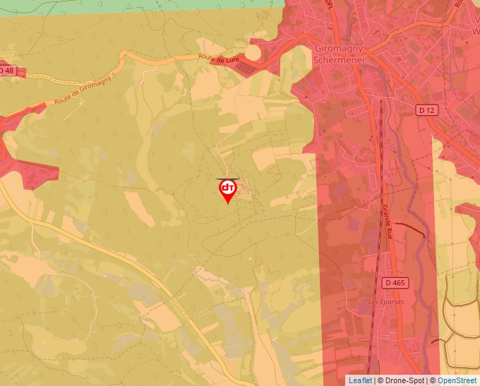Carte Géoportail pour les drones de loisir