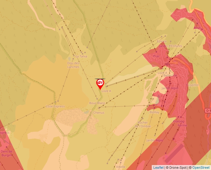 Carte Géoportail pour les drones de loisir