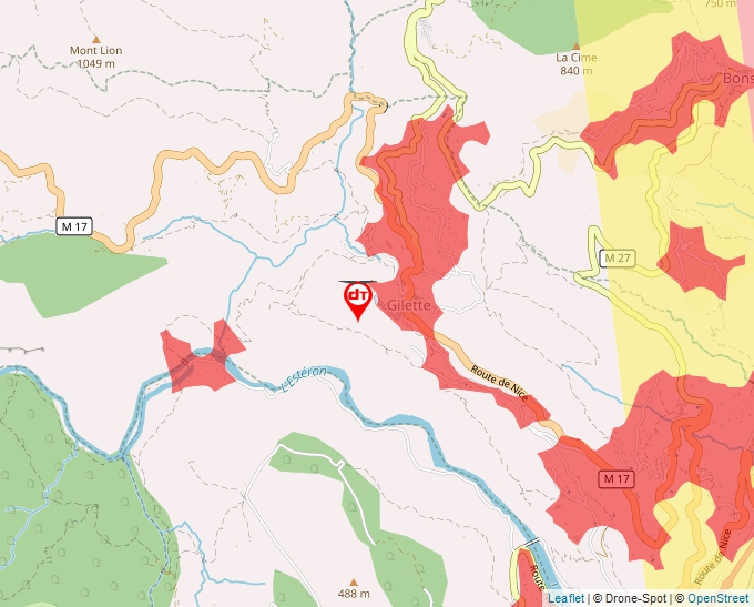 Carte Géoportail pour les drones de loisir