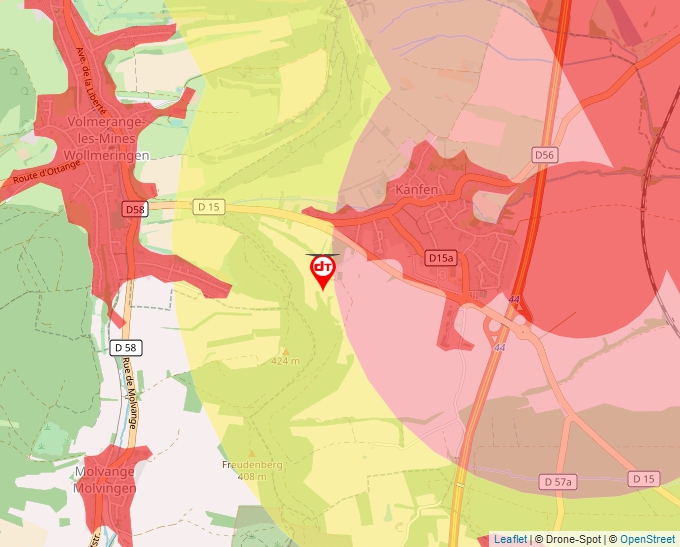 Carte Géoportail pour les drones de loisir