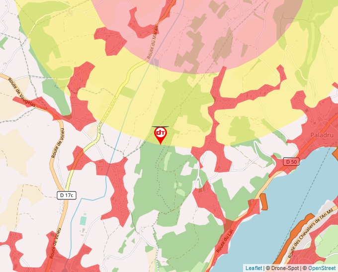 Carte Géoportail pour les drones de loisir