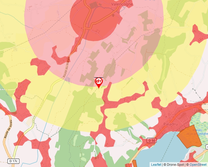 Carte Géoportail pour les drones de loisir