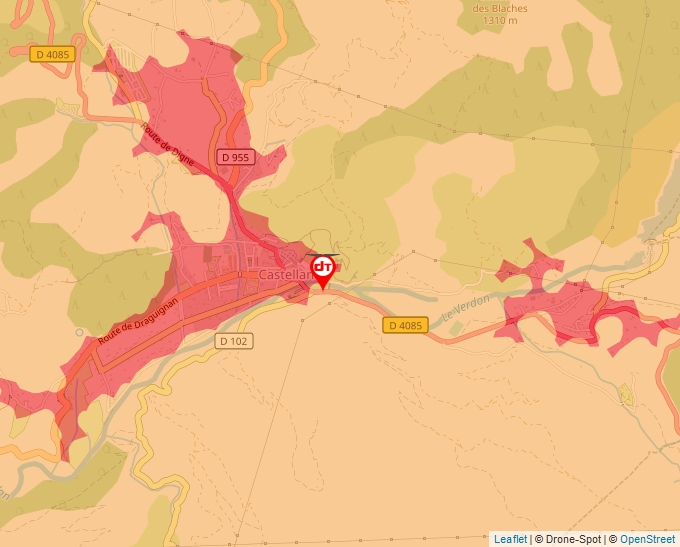 Carte Géoportail pour les drones de loisir