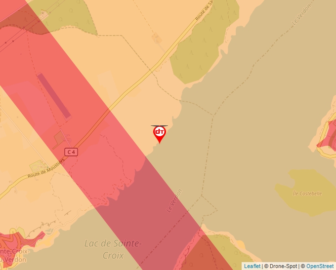 Carte Géoportail pour les drones de loisir