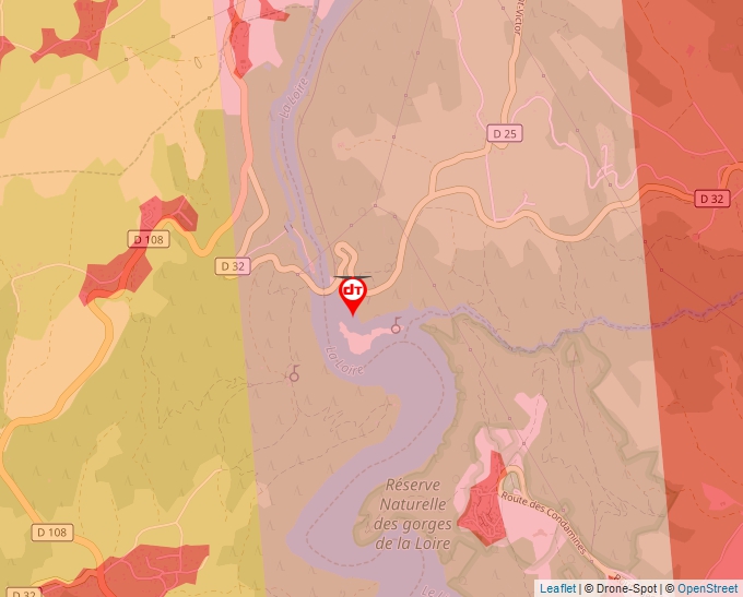 Carte Géoportail pour les drones de loisir