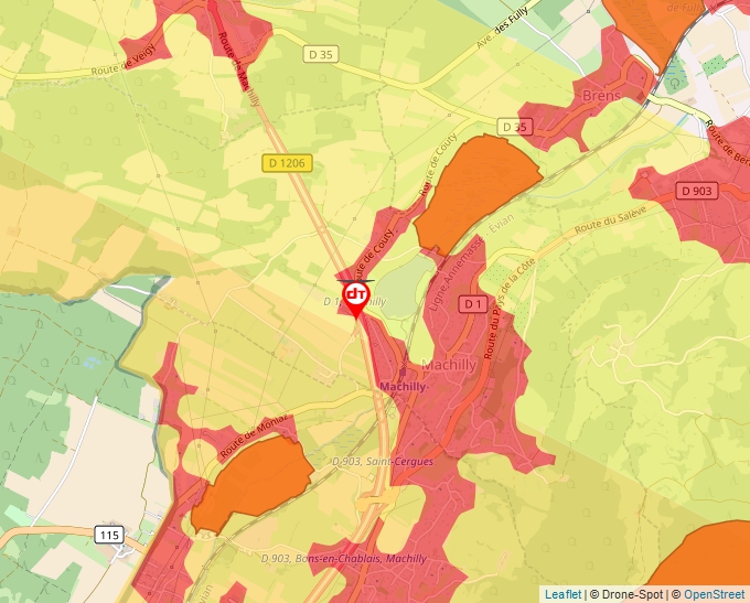 Carte Géoportail pour les drones de loisir