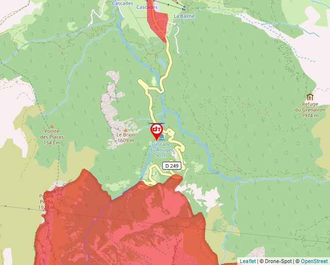 Carte Géoportail pour les drones de loisir