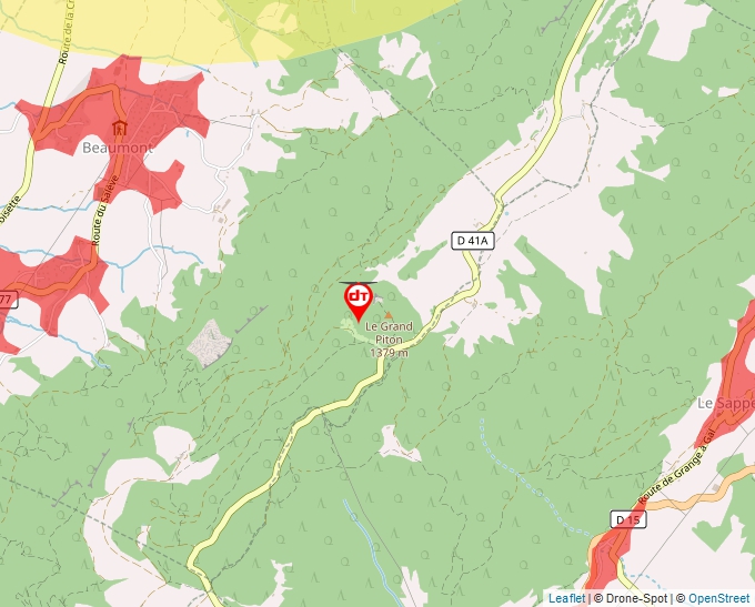 Carte Géoportail pour les drones de loisir