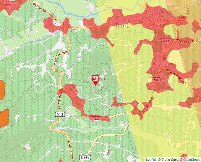 Carte Géoportail pour les drones de loisir