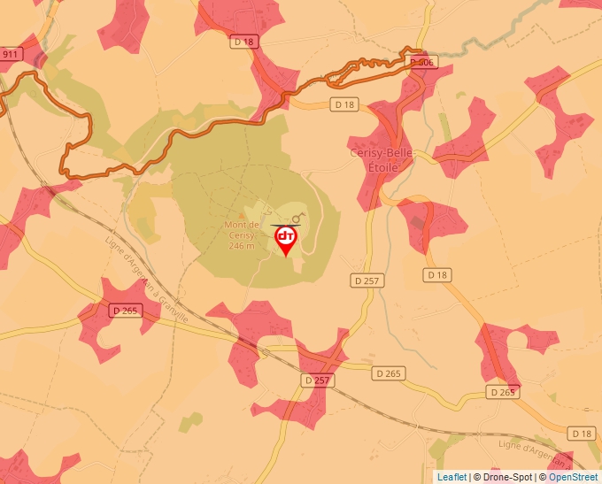 Carte Géoportail pour les drones de loisir