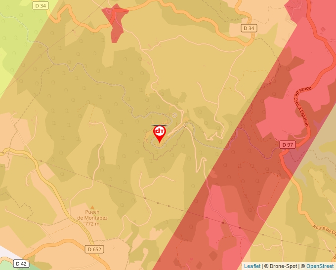 Carte Géoportail pour les drones de loisir