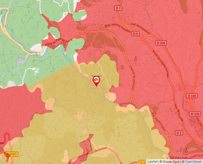 Carte Géoportail pour les drones de loisir