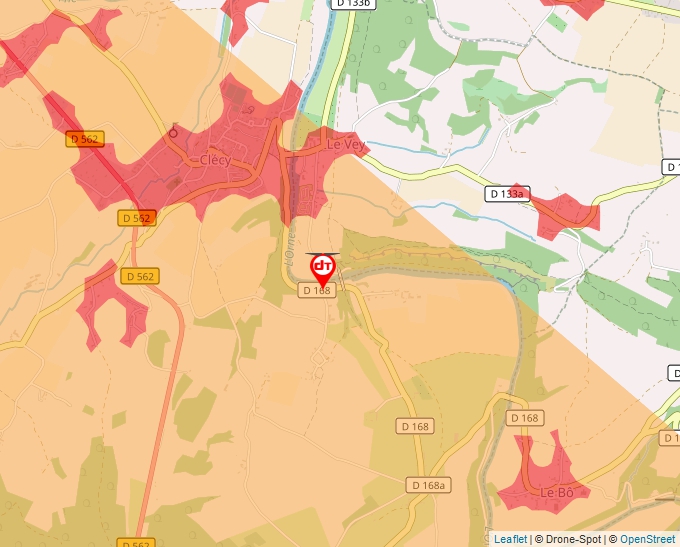 Carte Géoportail pour les drones de loisir