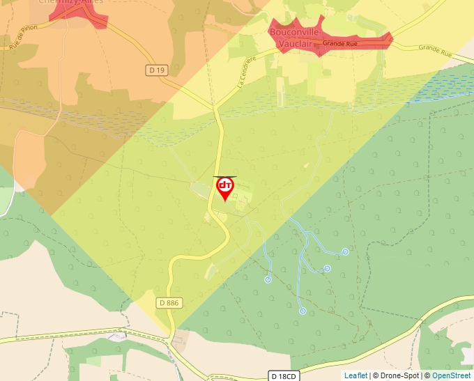 Carte Géoportail pour les drones de loisir