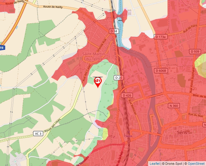 Carte Géoportail pour les drones de loisir