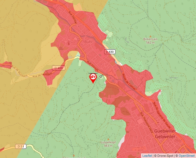 Carte Géoportail pour les drones de loisir