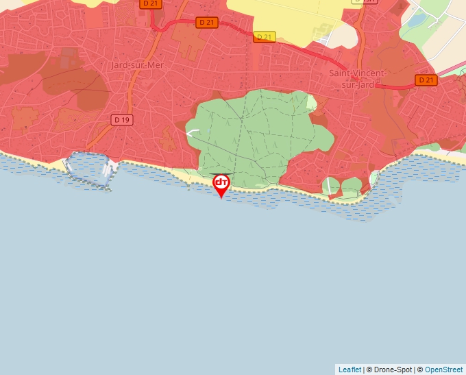 Carte Géoportail pour les drones de loisir