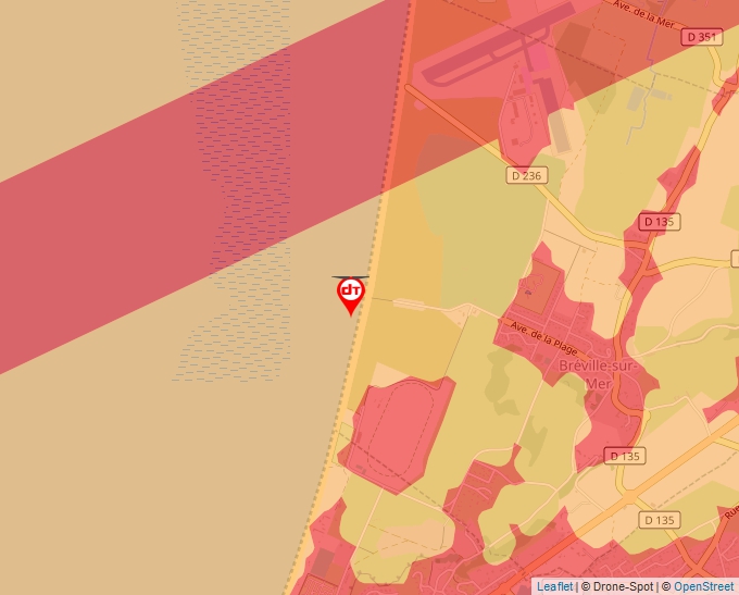 Carte Géoportail pour les drones de loisir