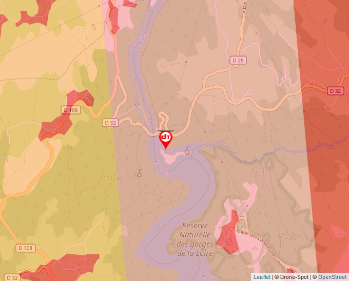 Carte Géoportail pour les drones de loisir