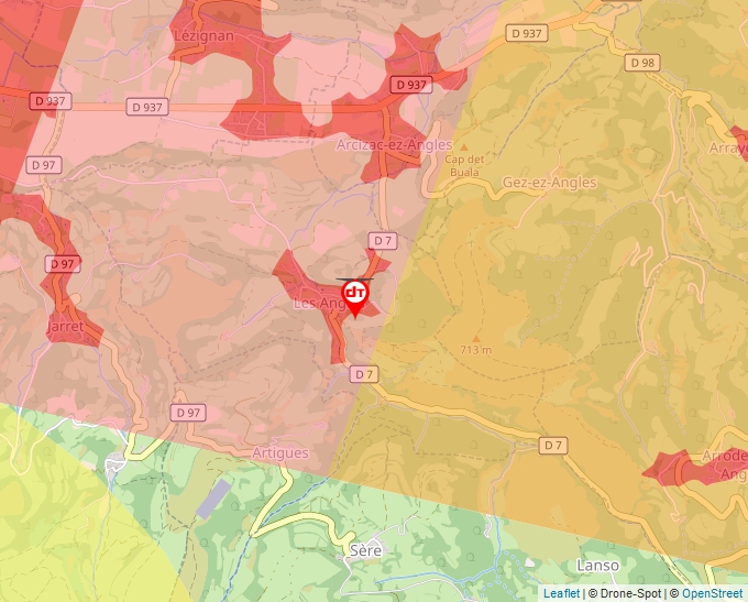 Carte Géoportail pour les drones de loisir