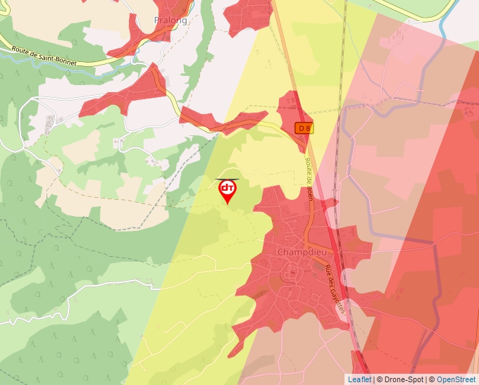 Carte Géoportail pour les drones de loisir