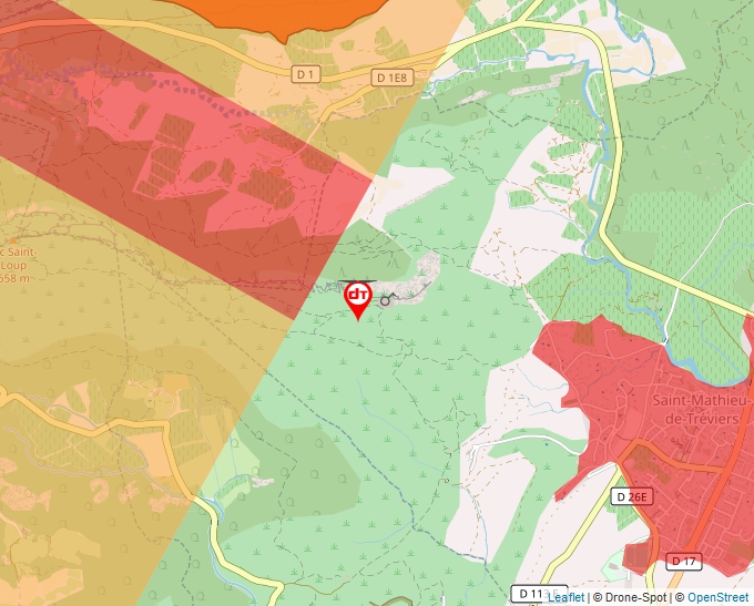 Carte Géoportail pour les drones de loisir