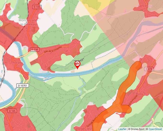 Carte Géoportail pour les drones de loisir