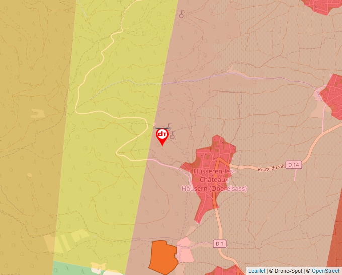 Carte Géoportail pour les drones de loisir