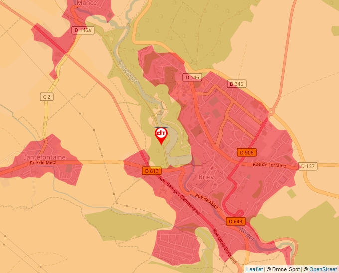 Carte Géoportail pour les drones de loisir