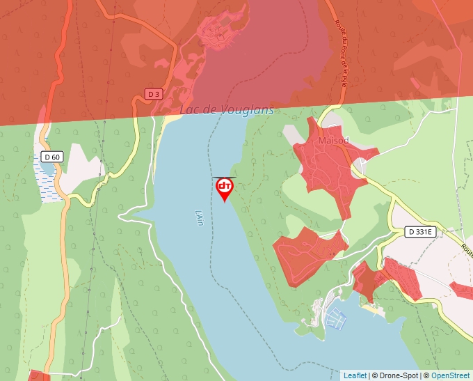 Carte Géoportail pour les drones de loisir