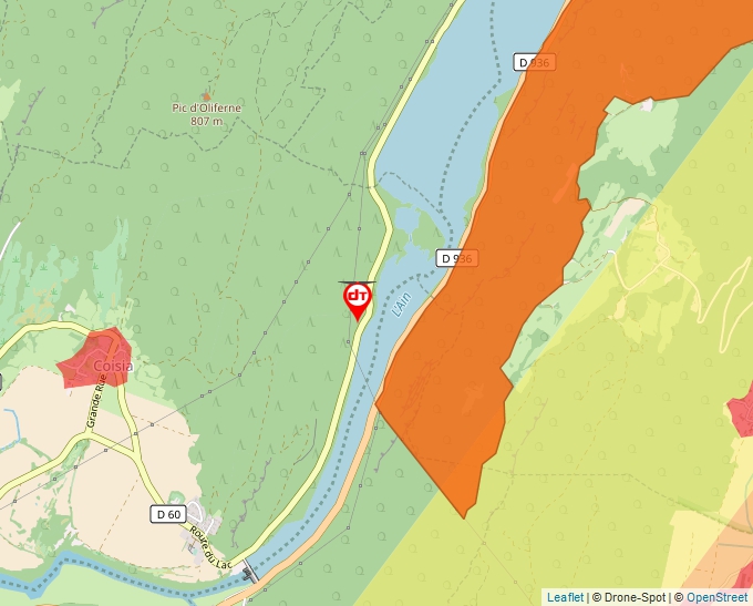 Carte Géoportail pour les drones de loisir