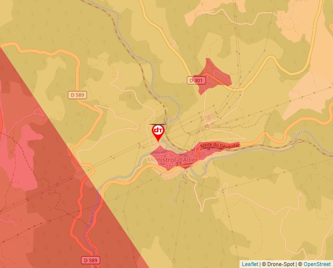 Carte Géoportail pour les drones de loisir