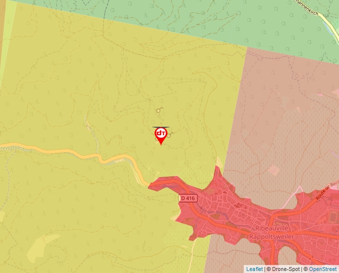 Carte Géoportail pour les drones de loisir