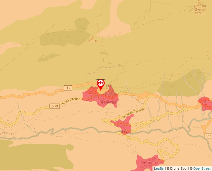 Carte Géoportail pour les drones de loisir