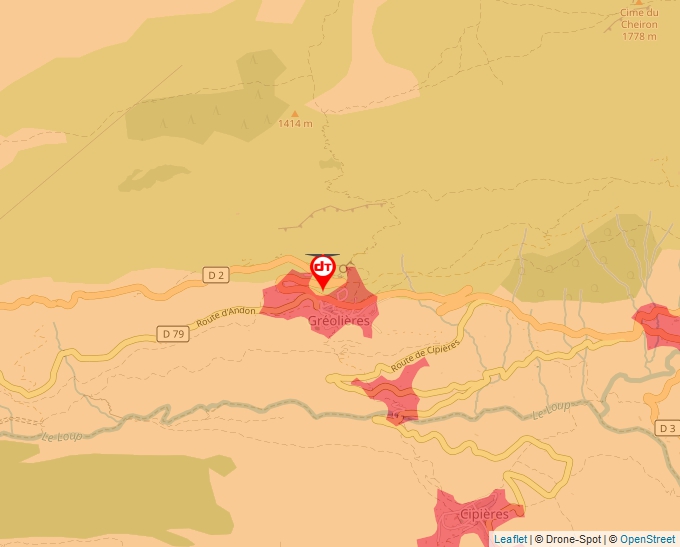 Carte Géoportail pour les drones de loisir