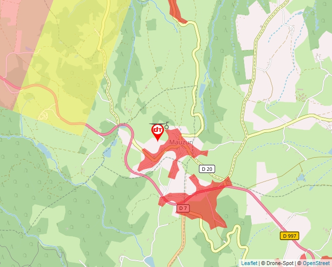 Carte Géoportail pour les drones de loisir