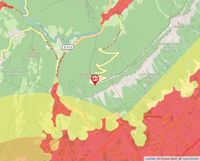 Carte Géoportail pour les drones de loisir