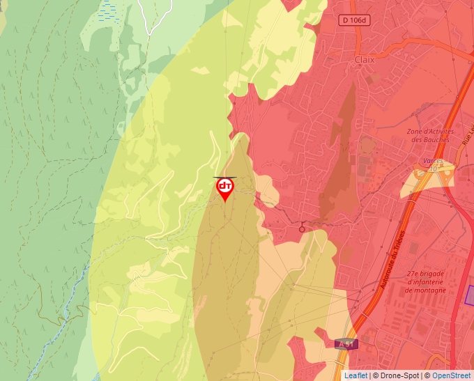 Carte Géoportail pour les drones de loisir