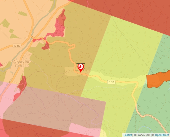 Carte Géoportail pour les drones de loisir