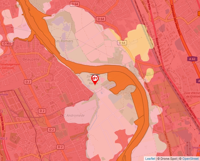 Carte Géoportail pour les drones de loisir