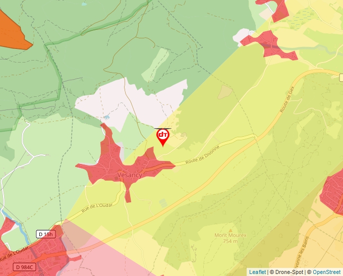 Carte Géoportail pour les drones de loisir