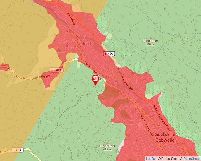 Carte Géoportail pour les drones de loisir