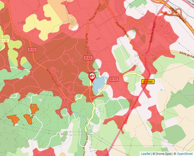 Carte Géoportail pour les drones de loisir