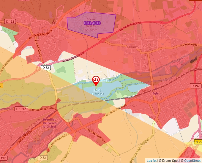 Carte Géoportail pour les drones de loisir